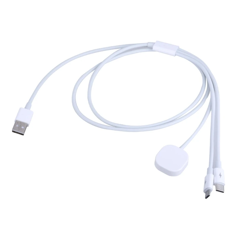 حامل شاحن لاسلكي للساعة الذكية ، 3 في 1 ، نوع C ، مايكرو USB ، كابل شحن لهواتف samsam ، شاومي ، هاتف ، قاعدة شحن سريعة