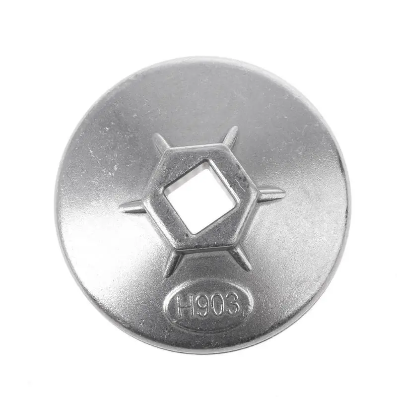 F92C 74mm 14 Flute Aluminum Oil Filter Wrench Socket Remover Tool for Benz Auto Car