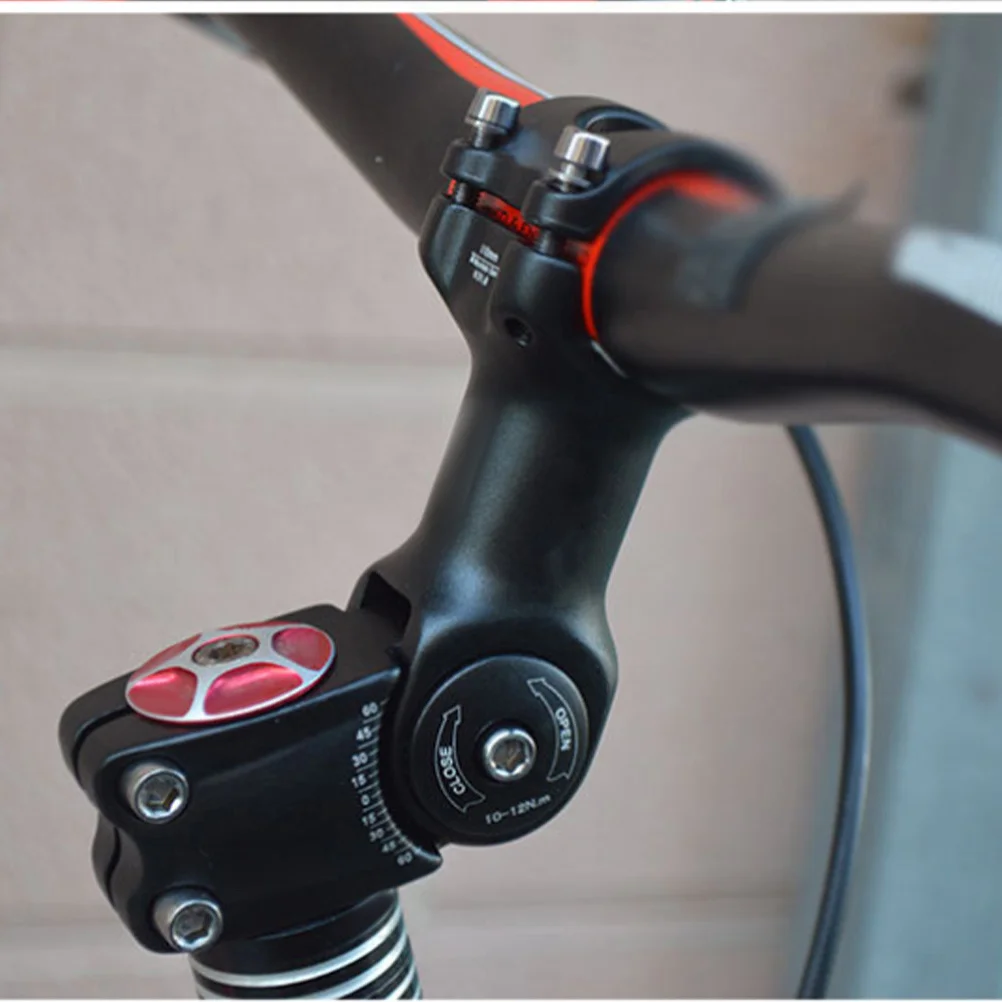 

1pc 31.8X90Mm Adjustable Bike Handlebar Stem Riser Aluminium Alloy For Mountain Bike Ergonomic Riding Posture Support Black