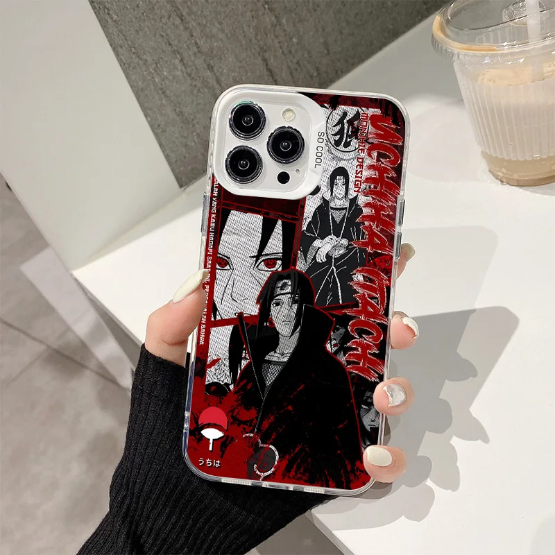 I-Itachi U-Uchiha Phone Case for IPhone 16 15 14 13 12 11 Pro Max X XR XS MAX 8 7 Plus Matte Shockproof Back Cover N-Narutoes