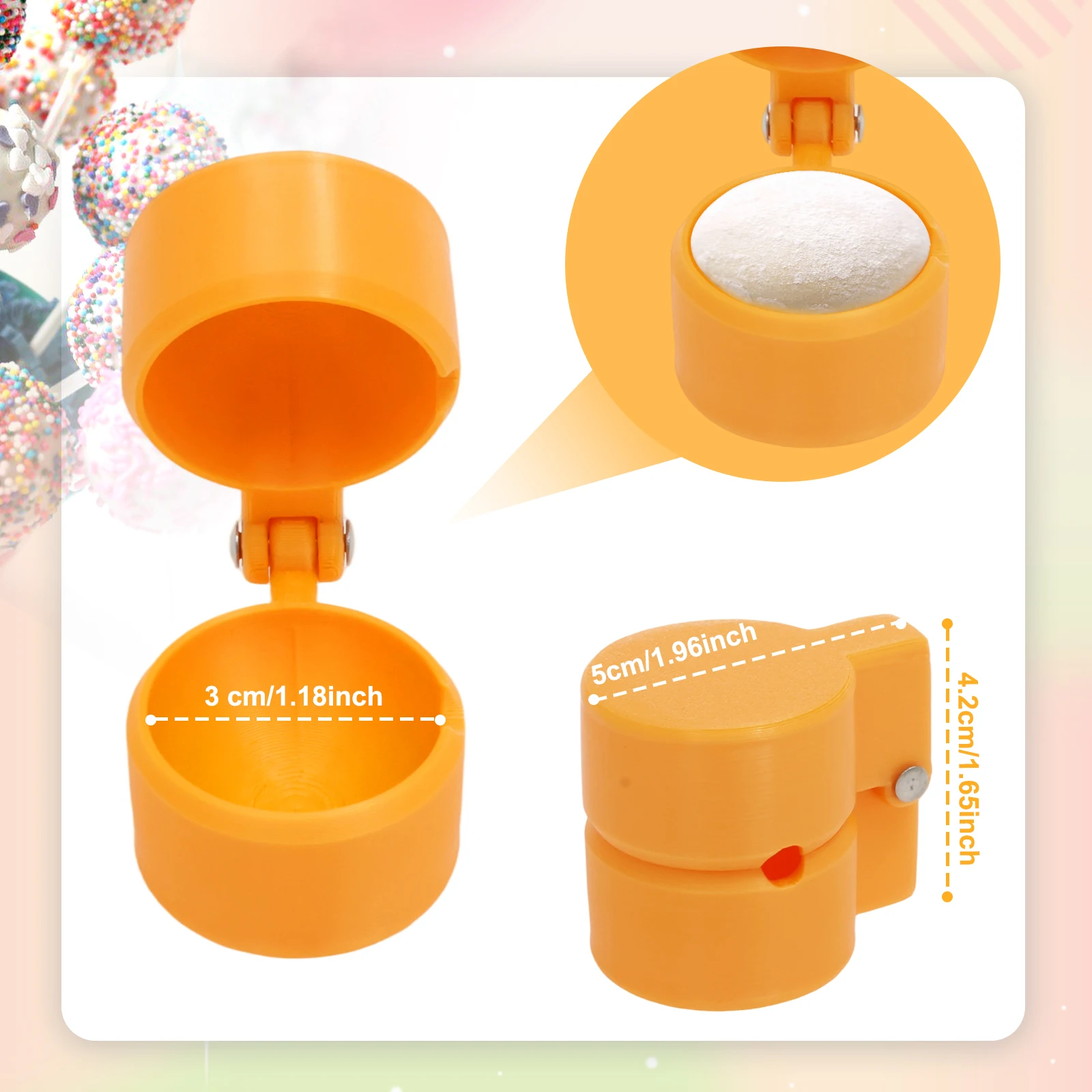 Round Lollipop Mold Plastic Circle Sphere Making Tool 3cm Uniform Size Sphere Circle Dessert Candy Baking Tool Kitchen Gadget