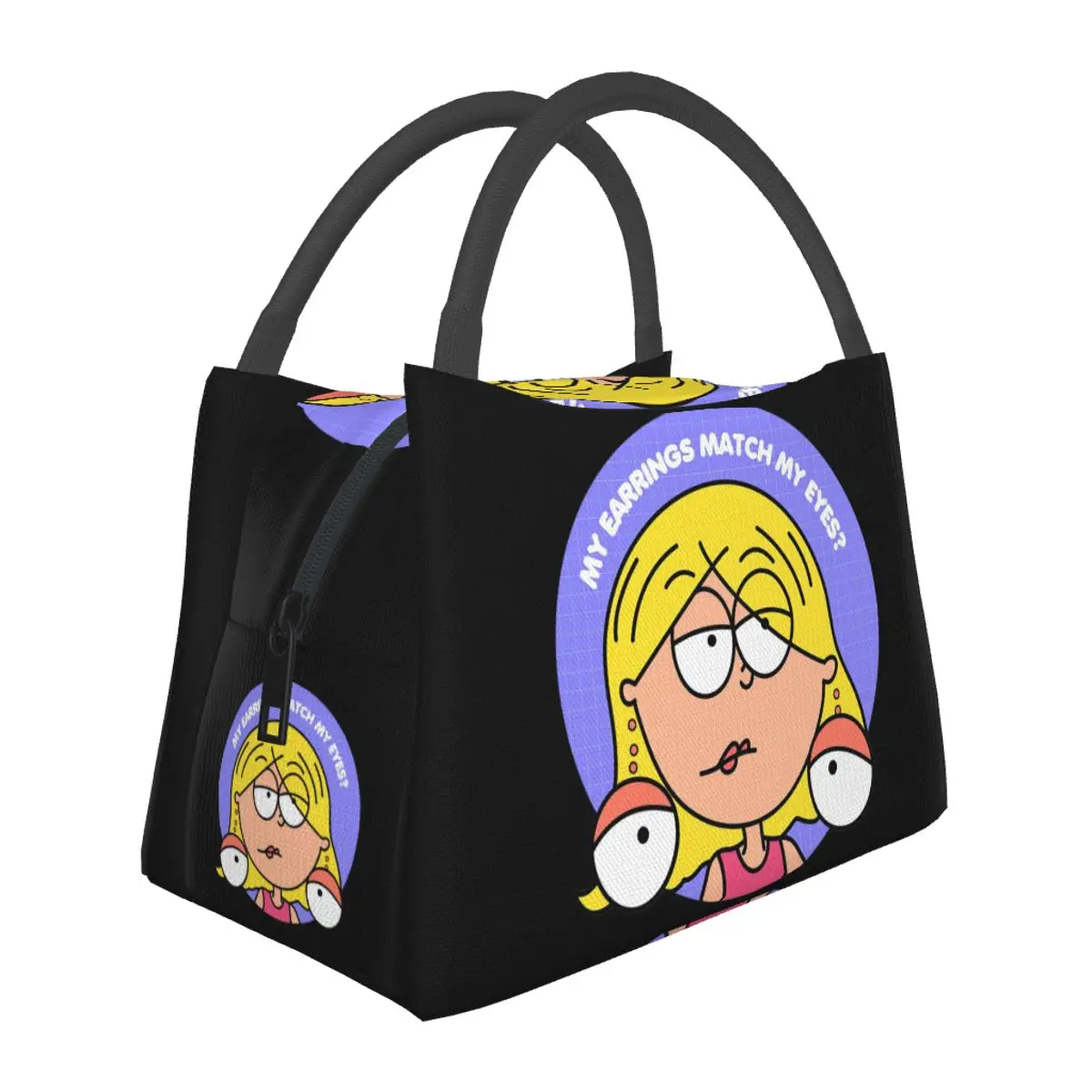 Lizzie Mcguire Lunch Bags Insulated Bento Box Portable Lunch Tote Resuable Picnic Bags Cooler Thermal Bag for Woman Student