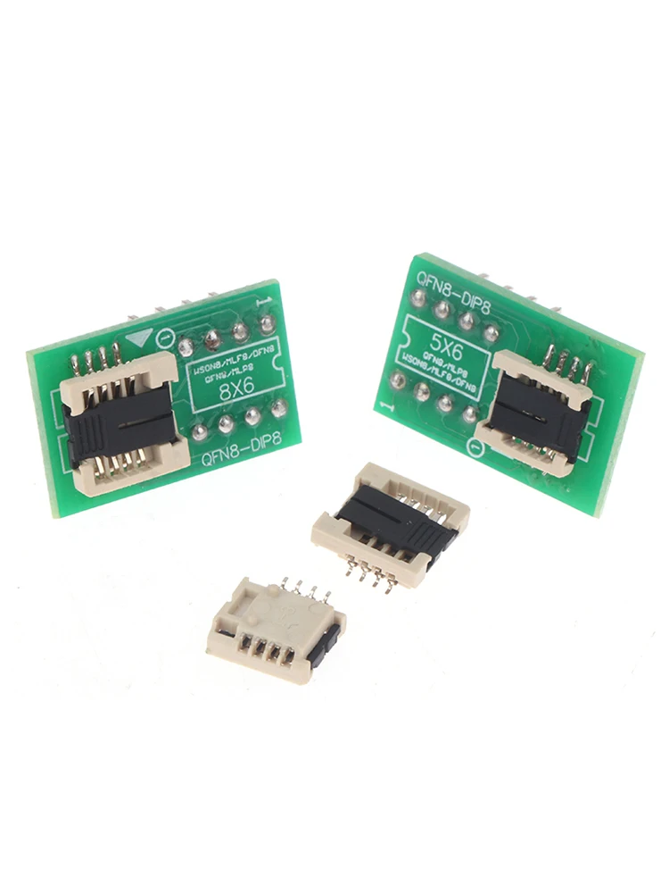 DFN8 WSON8 MLF8 MLP8 QFN8 do DIP8 Adapter 6*5mm 6*8 IC Chips Socket dla CH341A TL866ii Plus RT809H/F T48 T56 EZP2023 Programmer — zdjęcie 2