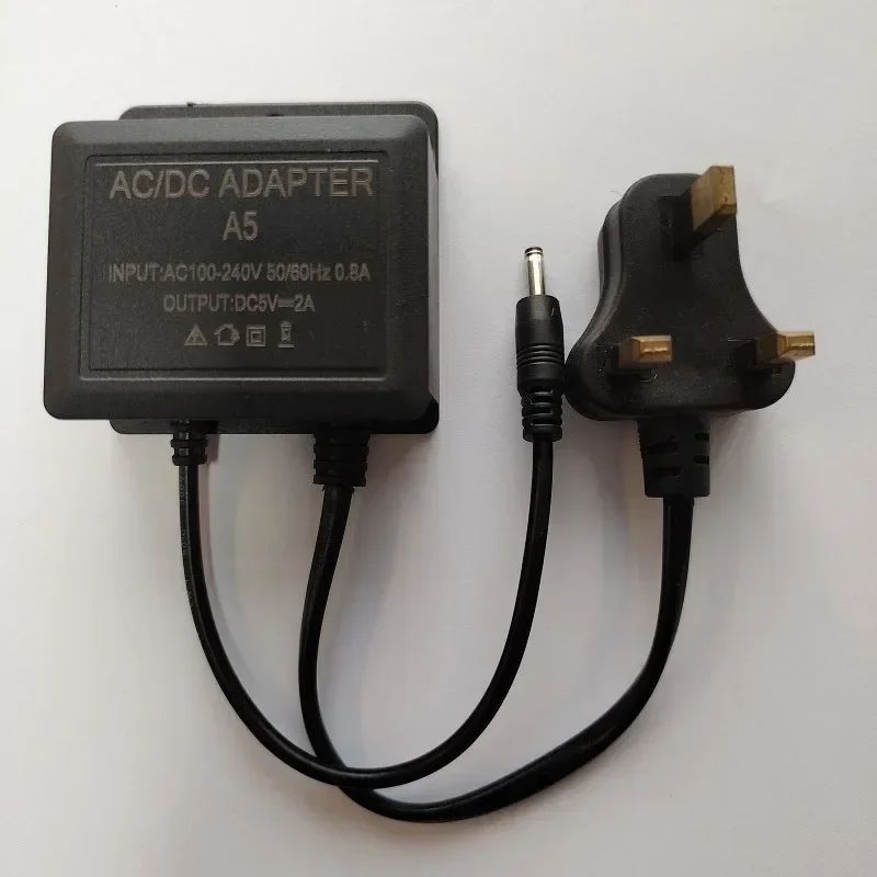 Power Supply AC DC Charger Adapter 5V EU US UK Plug Waterproof Outdoor for Monitor CCTV CCD Security Camera