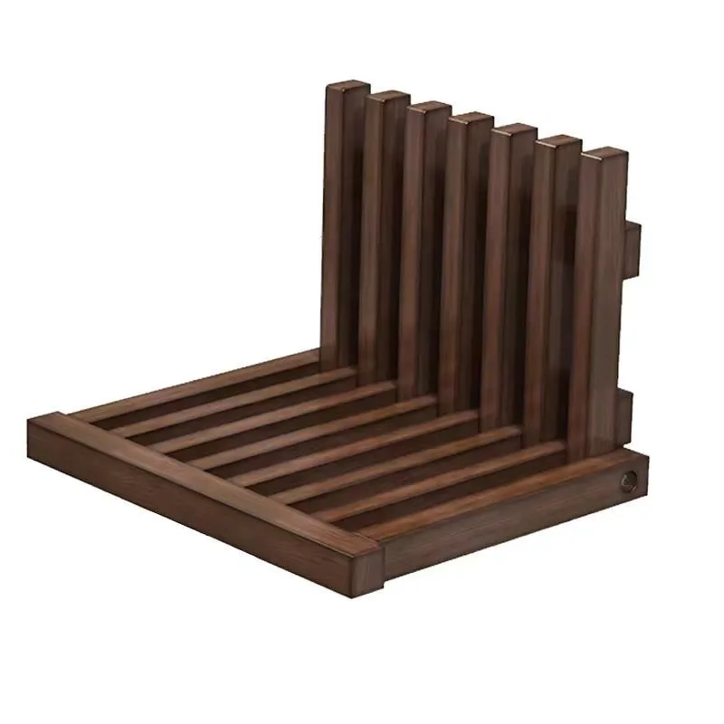 Wall Mounted Foldable Shoe Changing Stool Space Saving Wooden Bench for Entrance Hallway Simple Design Folding Chair