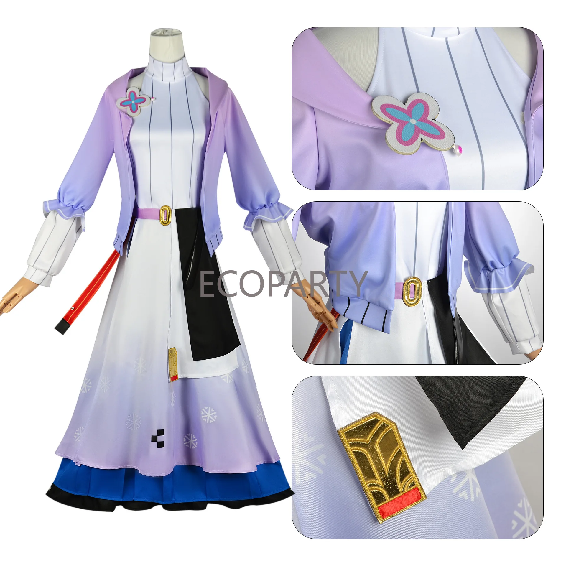 Gra Honkai: gwiazda Rail marsz 7 przebranie na karnawał sukienka garnitur Casual nowy kolor skóry halloweenową imprezę karnawałową zestawy dla kobiet Disfraz Mujer