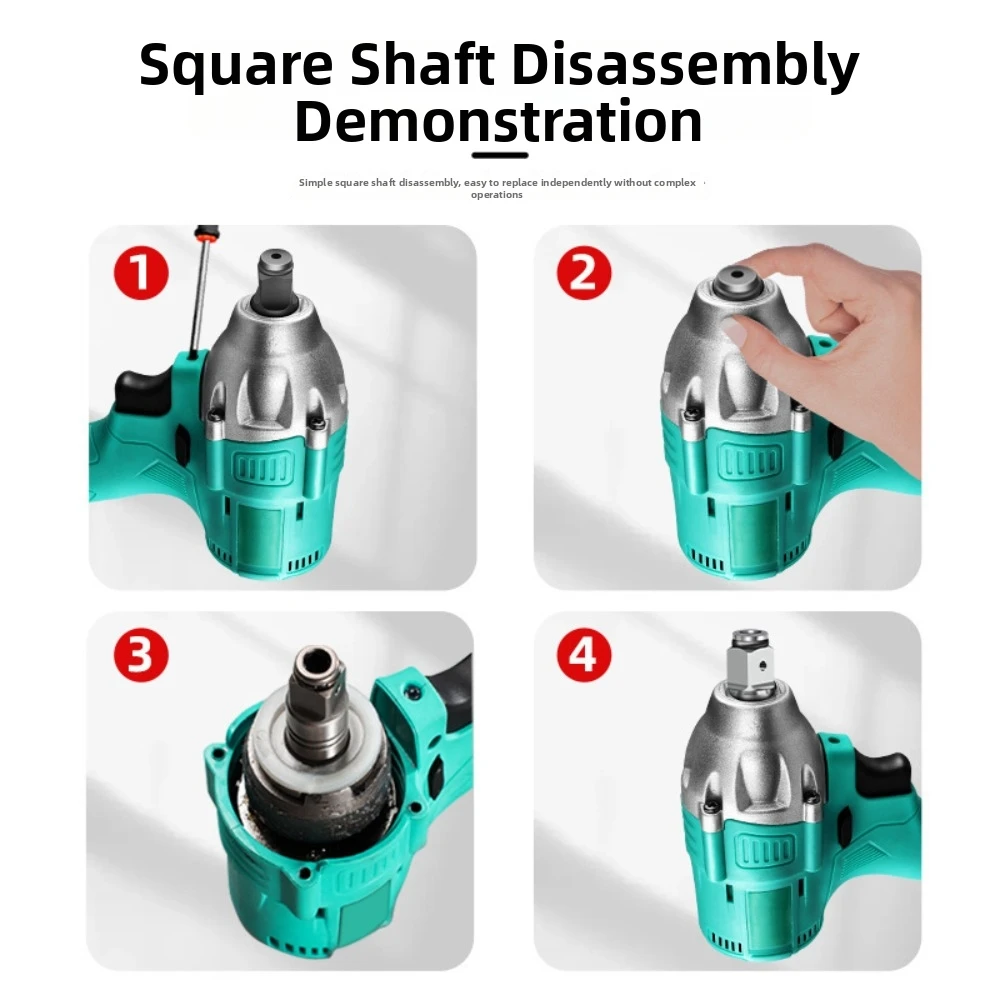 Alloy Steel Electric Wrench Adapter Square Drive Structure Dual-Purpose Square Drive Adapter T-Shaped Structure