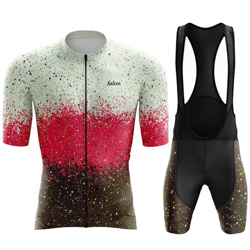 Men's Cycling Jersey Set Summer Star Point Short Sleeve Cycling Clothing Mtb Bike Uniforme Maillot Bicycle Ropa Ciclismo Hombre - Image 4