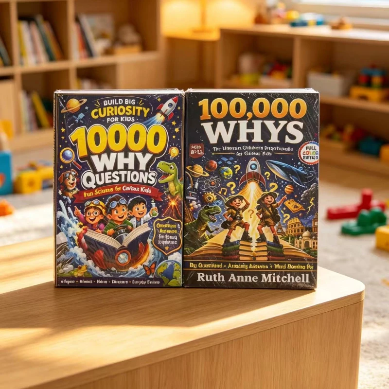 100,000 WHYS The Ultimate Children's Encyclopedia, Full Color Edition, Science Space Animals History Q&A Book for Kids Ages 8‑12