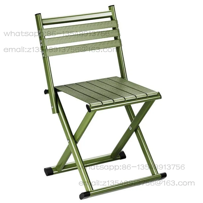 Folding Stool Outdoor Mazar Portable Backrest Chair Small Bench Fishing Camping Stool Ultra Light Fishing Chair