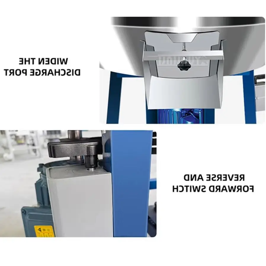 50kg 1.5KW Farming Feed mixing machine Cattle and sheep grass powder mixing medicine Dry and wet two-use stainless steel mixer