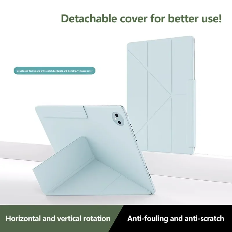 Magnetic Smart Tablet Y-Folding Stand Protective Case Cover For Honor MagicPad 2 12.3 inch