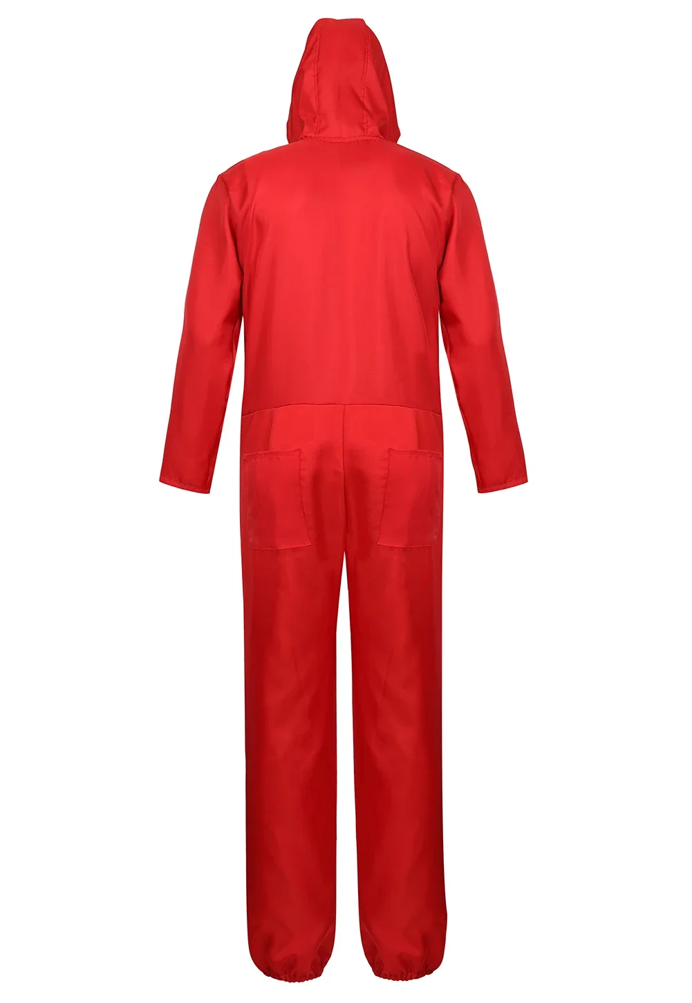 Work Jumpsuit Red Coveralls for Men Overalls Unisex Halloween Costumes Fancy Dress for Adults Party Cosplay Outfits