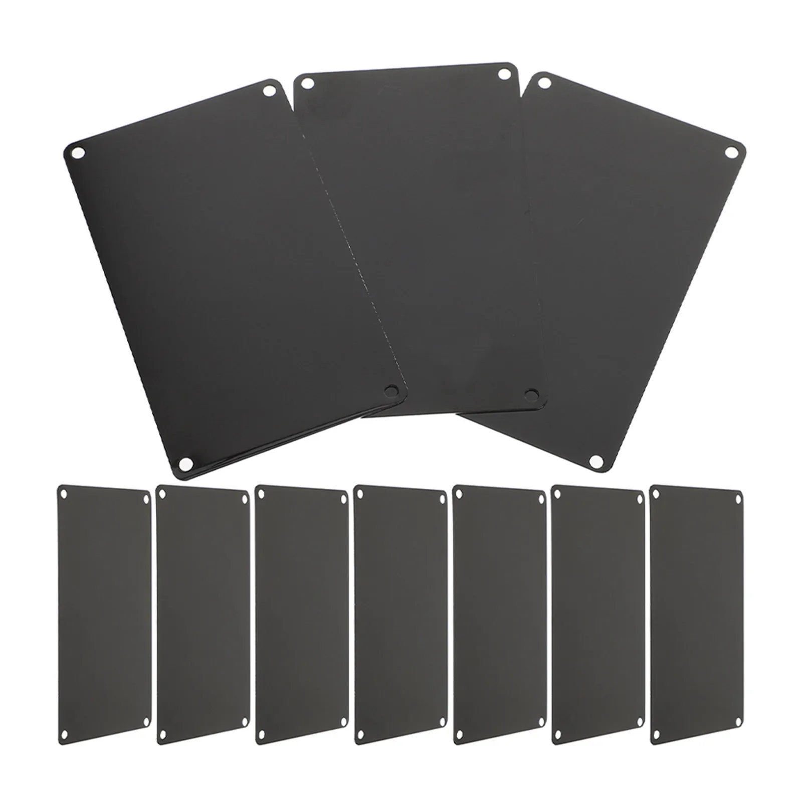 10Pcs Diy Engraving Blank Sign For Diy Laser Engraving Metal Nameplate Engraving Sign Name Signs Hotel Door Office Signs Tags