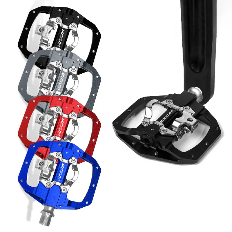 

2 In 1 Lock Pedal High-Strength Aluminium Alloy MTB Road Bicycle Pedal Non-slip Waterproof Bearing Pedals Bicycle Accessories