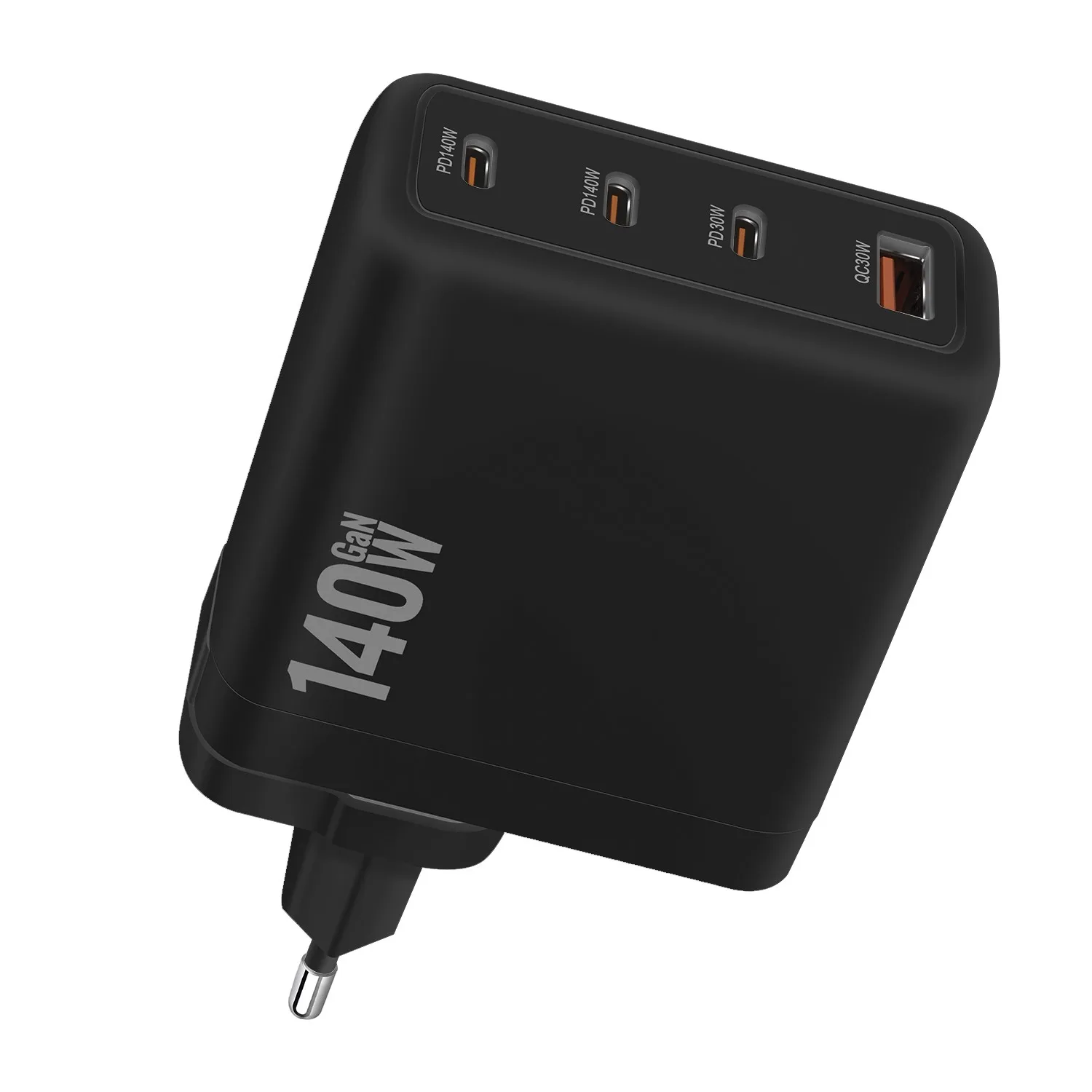 140W Multi-Port GaN Charger PD3.1 3C1A Super Fast Charging Head Compact Portable for Mobile Phones