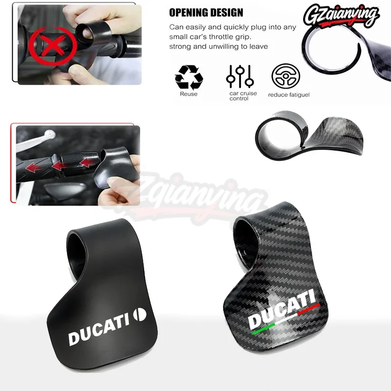 For Diavel Superleggera V4 V2 Scrambler MONSTER 959 1199 1299 Panigale 848 /EVO 1198/S/R Motorcycle Booster Handle Grip
