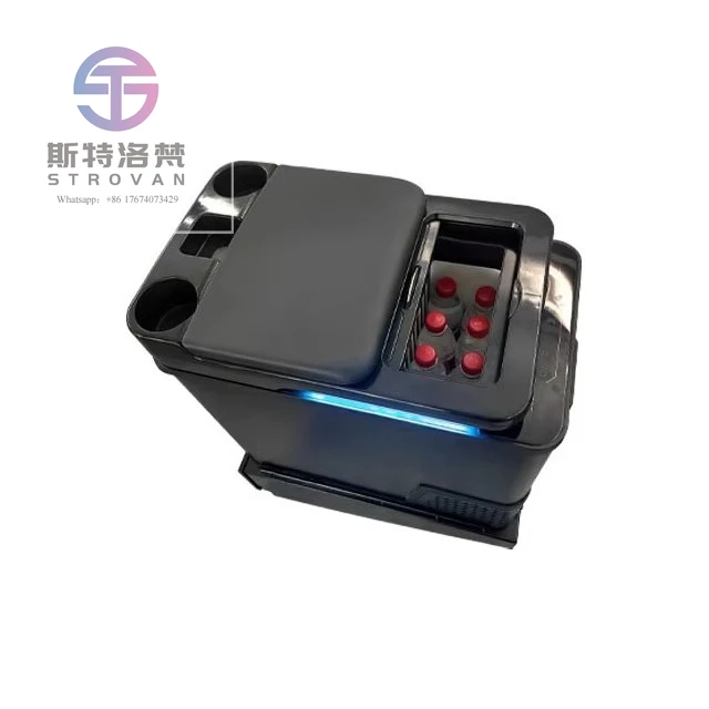 

Mercedes Benz Sprinter Car Center Console Upgrade Modification Front Armrest Refrigerator With Cup Holder Compressor Cooling