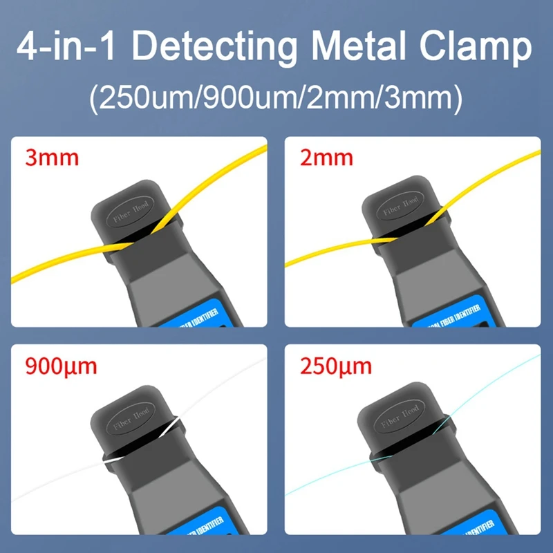 A52I-Optical Fiber Identifier,Built In 10Mw VFL And Optical Power Meter OPM -50-+26Db Functions FTTH Tool