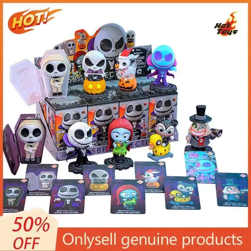 Hottoys Halloween Spavent Figurine Cieca Scatola Vigilia di Natale Giocattolo alla moda Regalo da collezione Action Figure Animazione Derivati