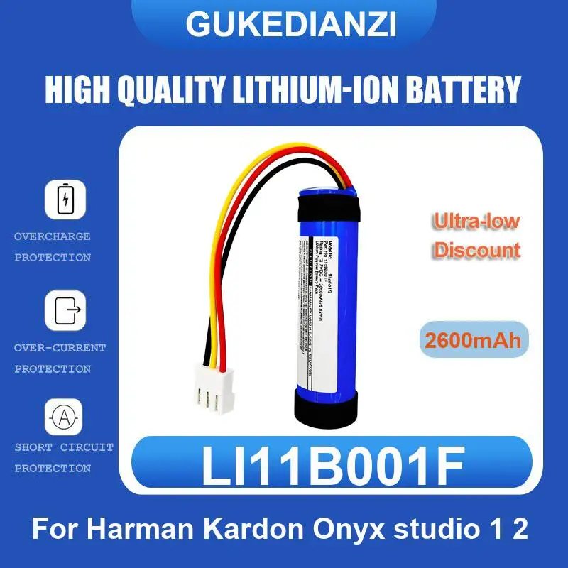 Battery For Harman Kardon Onyx studio 1 2 Esquire Mini GSP872693 03 Small Amber Speaker