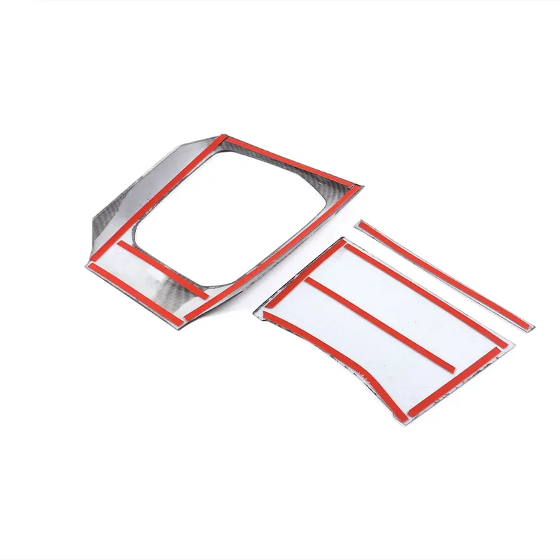 ABS Carbon Fiber Interior Kit Dashboard Console Gear Shift Panel Decoration Cover Trim Stickers For BMW 3 Series G20 2020-2022