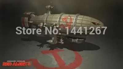 3D Paper Model Command & Conquer: Red Alert 3 Kirov Airship  Model DIY Handmade Child Toys