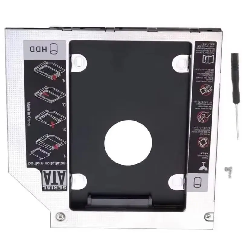 12.7mm 2nd HDD Hard Drive Optical Caddy Bracket for SONY VPCF11Z1E VPCEB44FX VPCEB3AFD PCG-7182M VPCF21Z1E VPCEJ3T1E VPCF120FD