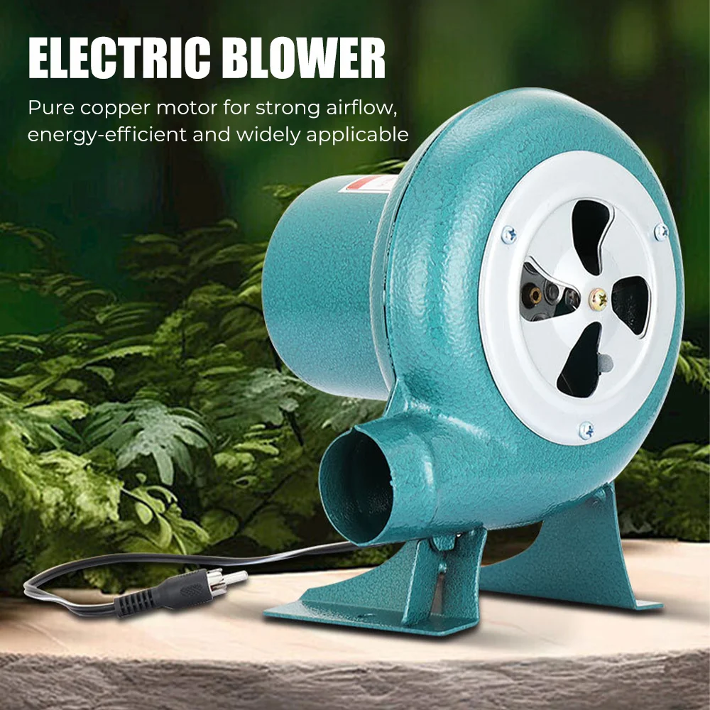 

Electric Blower Fan BBQ Fan DC 12V /AC 220V Household Blower Iron Barbecue Blower Small Centrifugal Blower 30W 40W 60W 80W 100W