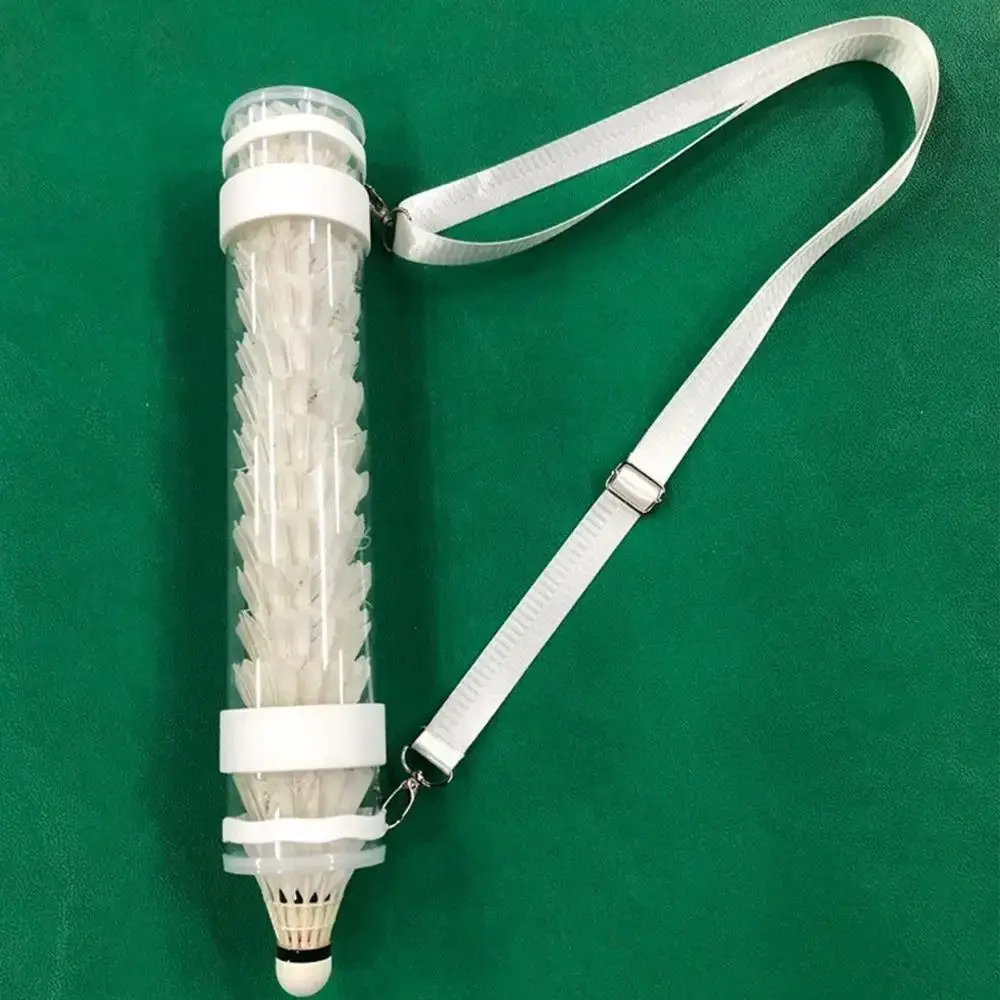 

Магнитные воланы, трубка для хранения, бочонок, плечевой ремень, цилиндр для бадминтона, прозрачный прочный держатель для мячей для бадминтона