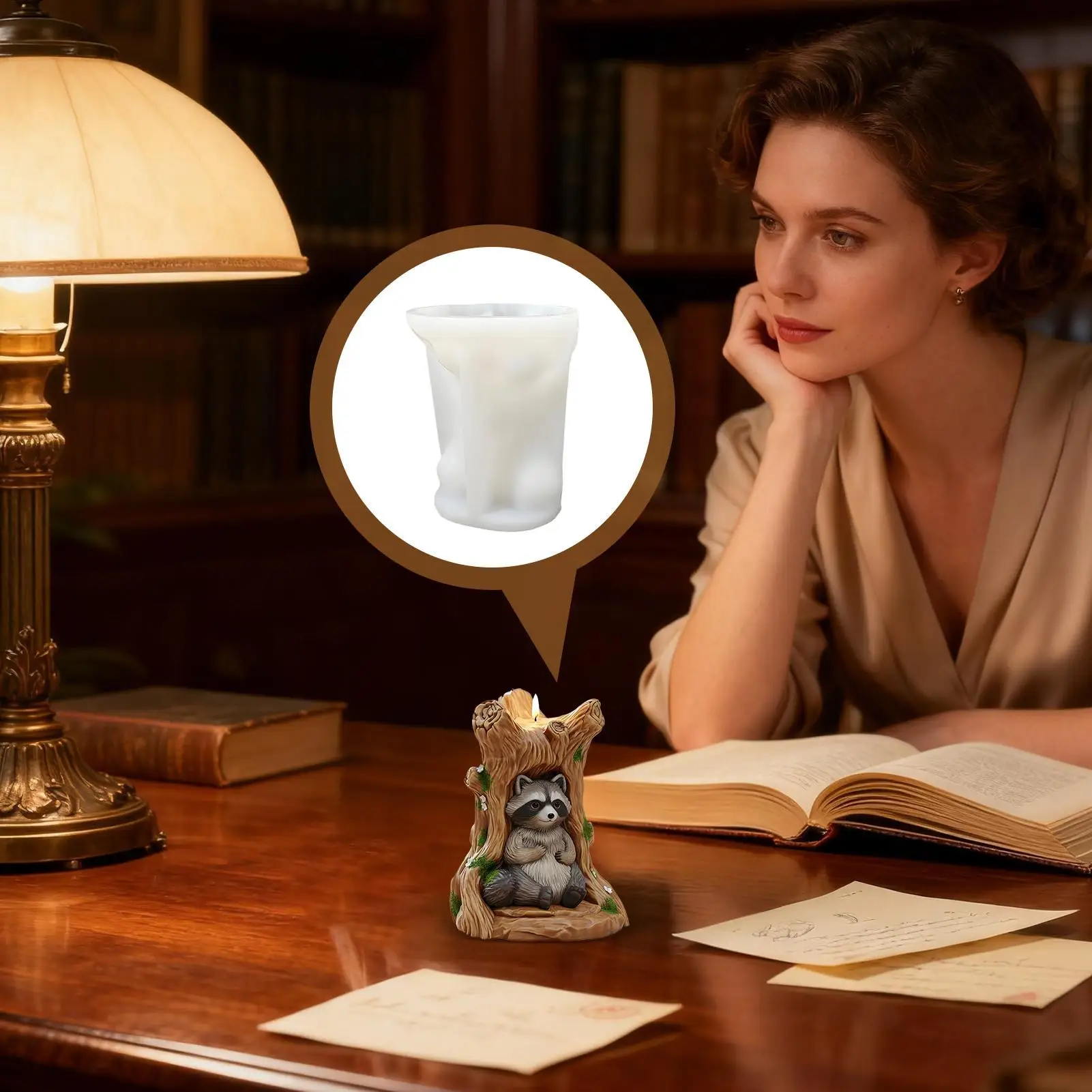 

Силиконовая форма для пенька, 3D силиконовая форма в форме пенька, домашний декор для квартиры, стола, Дня благодарения, домашней вечеринки, дня недели