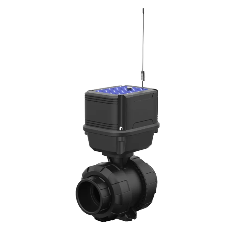 تعمل بالطاقة الشمسية 4G LoRa التحكم 90 درجة ربع بدوره التصميم على إيقاف تعديل فراشة الكرة صمام المحرك الكهربائي الآلي