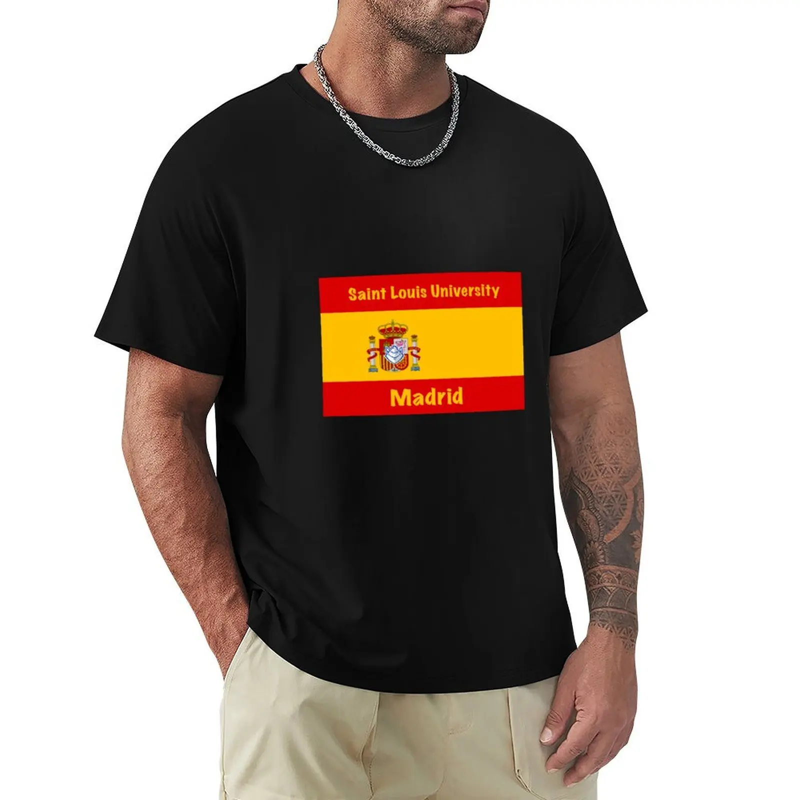 

SLU Madrid Design T-Shirt quick-drying tops men t shirts high quality