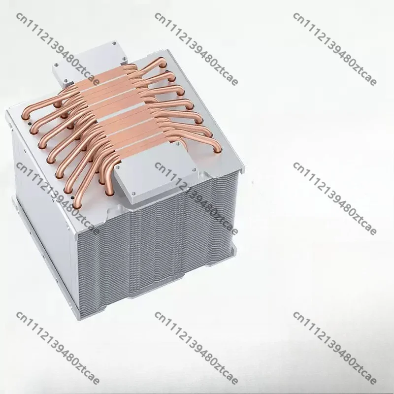 1500W High Power Heat Sink for Stage Lighting, CPU Cooler, 16 Heat Pipe Pure Copper Cooling Module with LED Light Effect