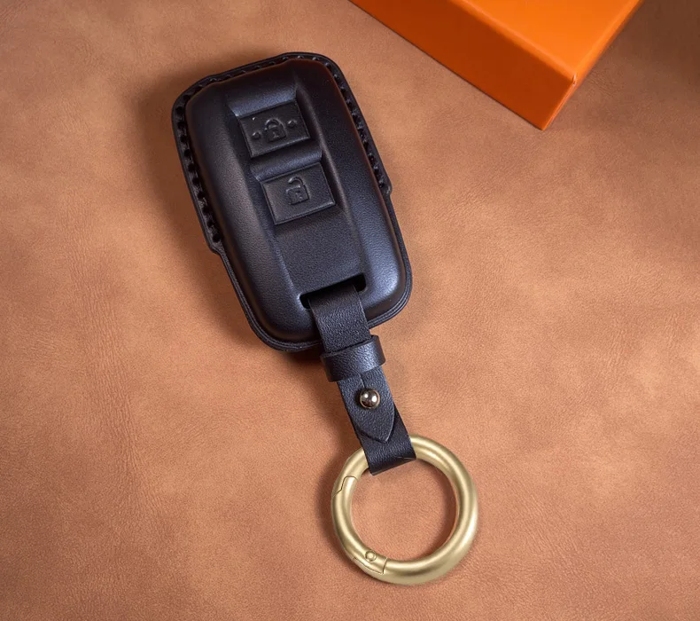 Autoschlüsseletui für Toyota Land Cruiser LC 70 71 76 78 79 LC70 LC71 LC76 LC78 LC79 Schlüsselanhänger-Abdeckung Shell-Halter Fob Bag Zubehör – Detail 3