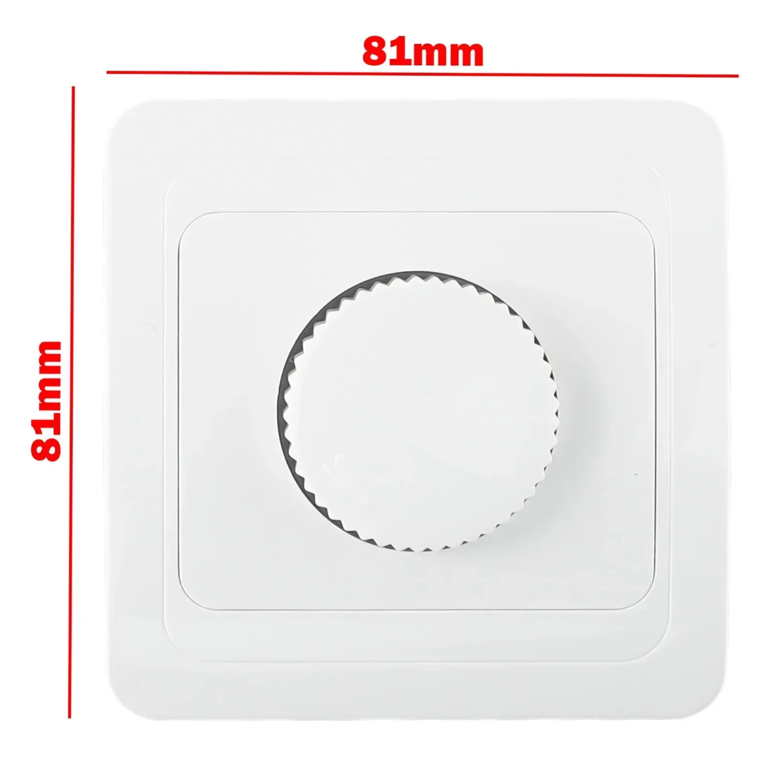 Atenuador giratorio para el hogar, alta calidad, 4 a 300W, 81X81mm, para luz halógena, estándar europeo