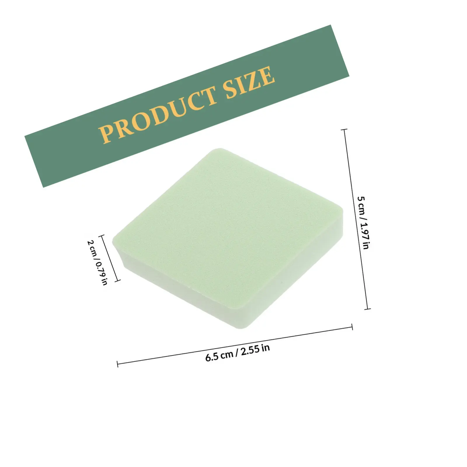 12Pcs Compact Powder Puff Gentle on Skin Even Coverage Flat Large Surface Corners for Narrow Areas Portable Makeup Puff