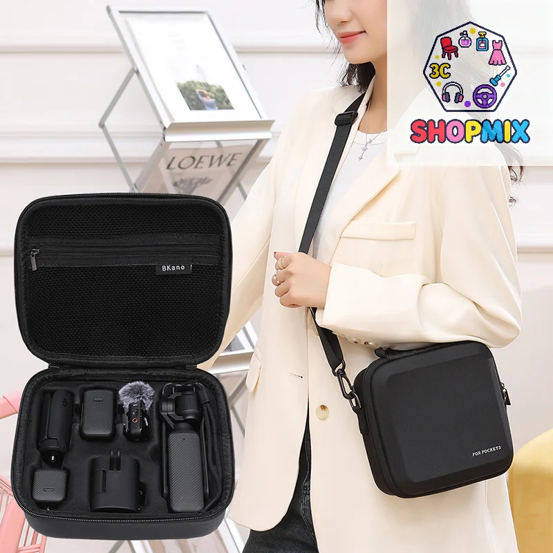 New PU Carrying Case Portable Storage Carry Bag Shockproof Waterproof Handbag For Pocket 3 Camera Accessories