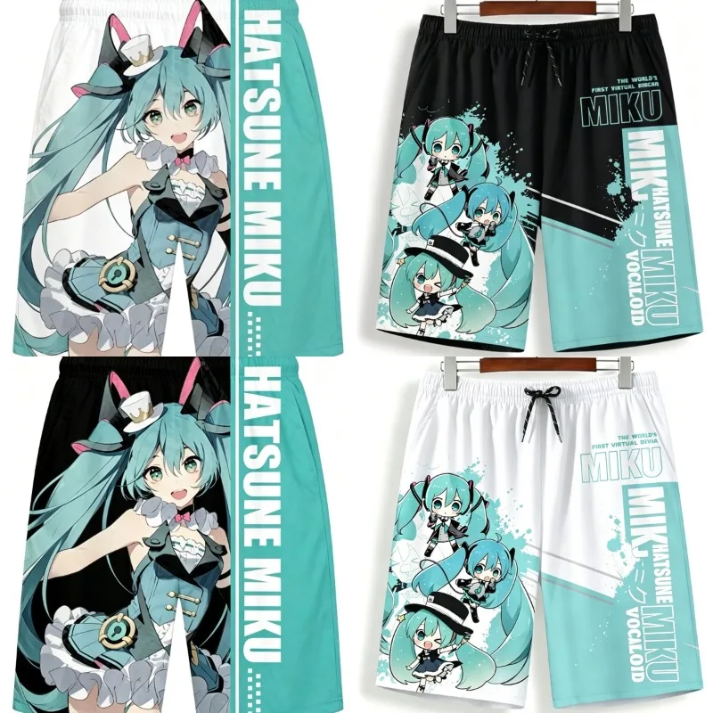 shorts-de-praia-masculinos-com-estampa-de-anime-hatsune-miku-esquema-de-cores-frescas-estilo-casual-para-o-verao-moda-streetwear-vocaloid-para-fas-da-familia