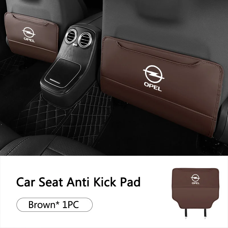 وسادة جلدية لمقعد السيارة الخلفي مضادة للركلة واقية لأوبل أسترا H G J زافيرا كورسا موكا إنسيجنيا فيكترا C D انتارا ملحقات #6
