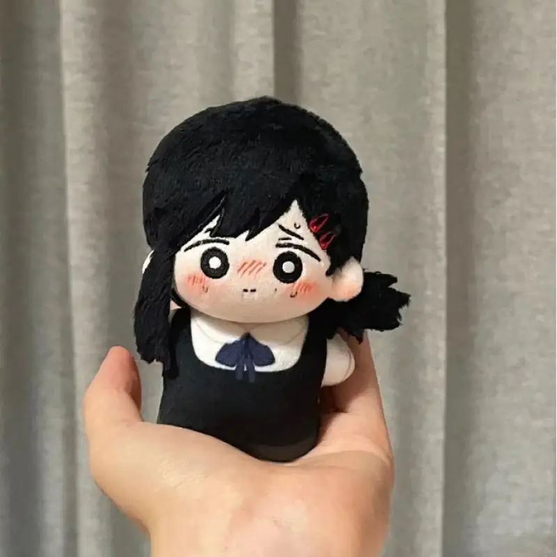 Chainsaw Man Anime Figure Higashiyama Kobeni Kawaii Q-Version Plush Doll Desktop Bedside Ornament for Children Cute Toy Gifts