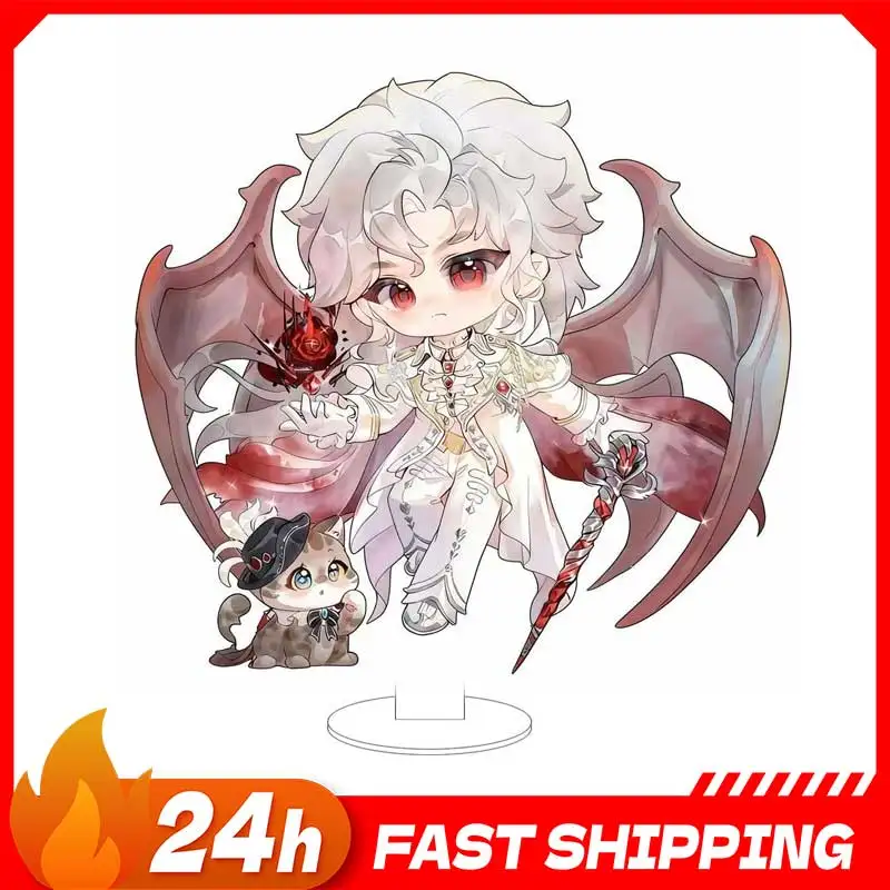 

Периферийные устройства в стиле аниме «Любовь и глубокое пространство» Q Sylus, серебряная колыбельная акриловая подставка, коллекционные Силус Silverwings, милые игрушки