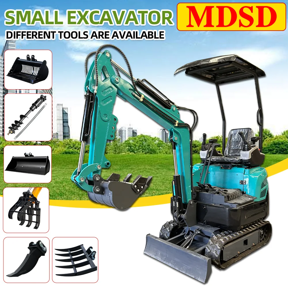 Для мини-гусеничного экскаватора Kubota, 2-тонный гидравлический многофункциональный мешок, маленький экскаватор, ферма и сад, использующий экскаватор по индивидуальному заказу