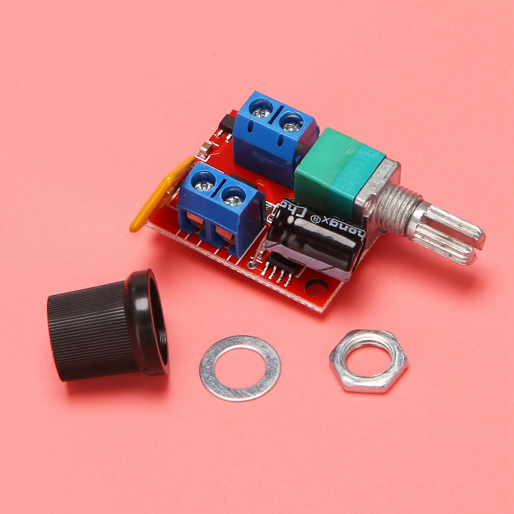 AT14 Mini DC Motor PWM Speed Controller 3V 6V 12V 24V 35VDC 90W 5a DC Motor Speed Control Switch LED Dimmer