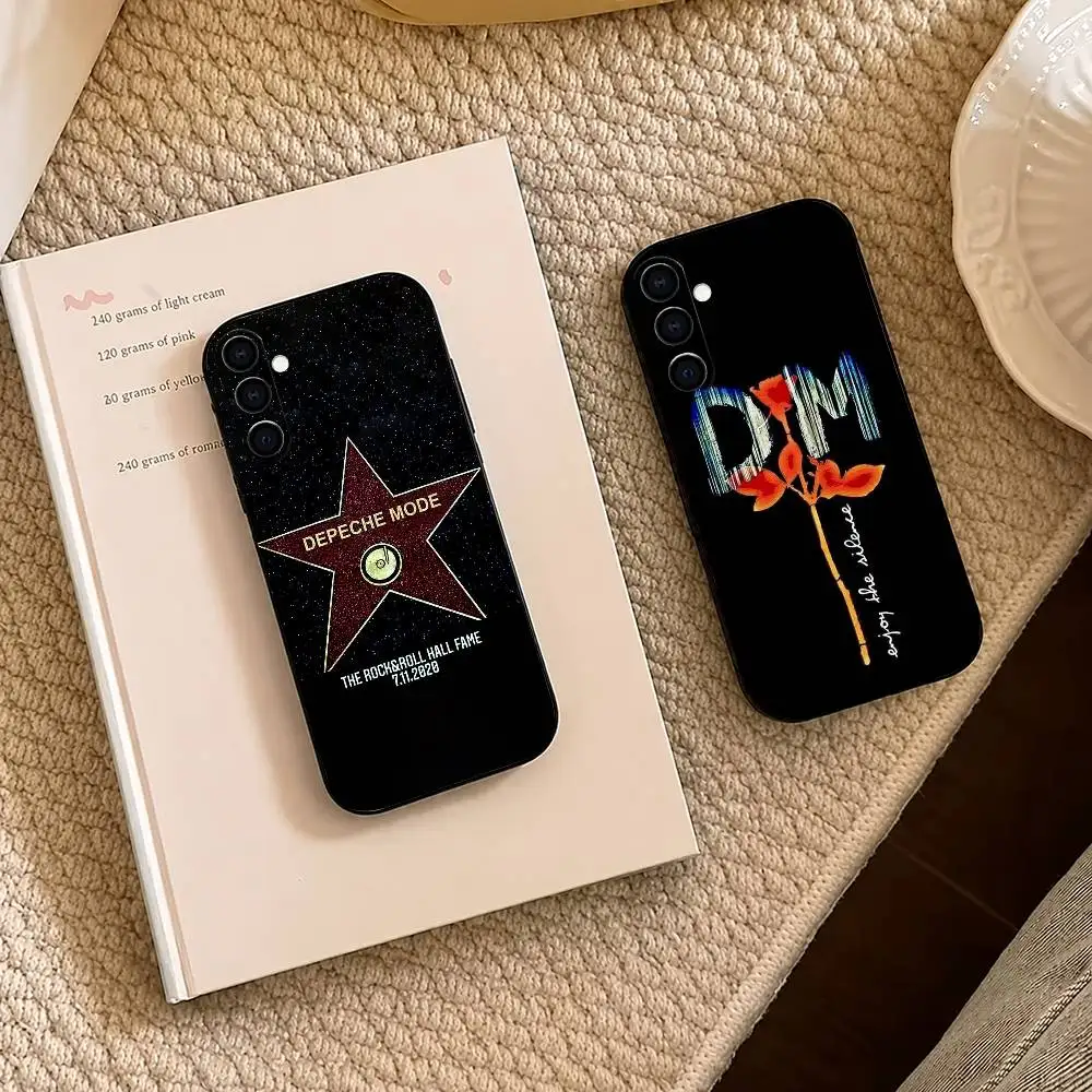 Hot DM Violator D-Depeche Modes  Phone Case For Samsung A73 20,21s,22,31,32,52,53,72 Soft Black Shell