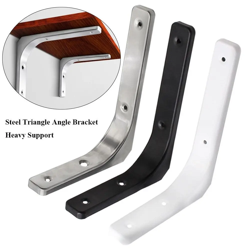 Steel Triangle Angle Bracket Heavy Support Adjustable Wall Mounted Bench Table Shelf Support Bracket Furniture Hardware