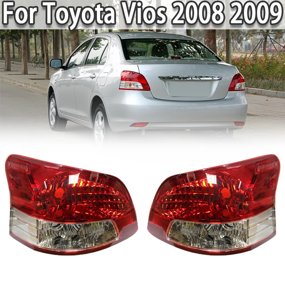 New Rear Tail Light Turning Signal Brake Lamp Warning Bumper Light Without Bulbs For Toyota Vios 2008 2009