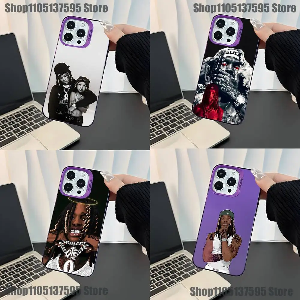 

Rapper K-King V-Von Grandson Phone Case For iPhone 17,16,15,14,13,12,11,Mini,Pro,E,SE4,XS,MAX Purple Candy Matte Cover