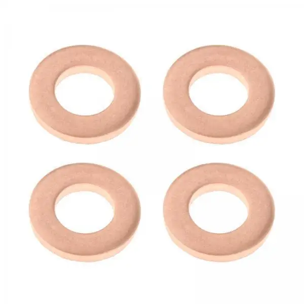 Copper Crush Washers Diesel Fuel Injector Seal Gaskets for Ford Transit MK7 Engine Carburetor Tube Repair