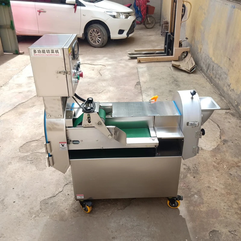 Máquina cortadora de verduras Industrial, frutas secas, coco, papaya, piña, chile, pimienta, pepino